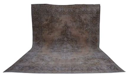 Overdyed Vintage Thatch Persian Rug