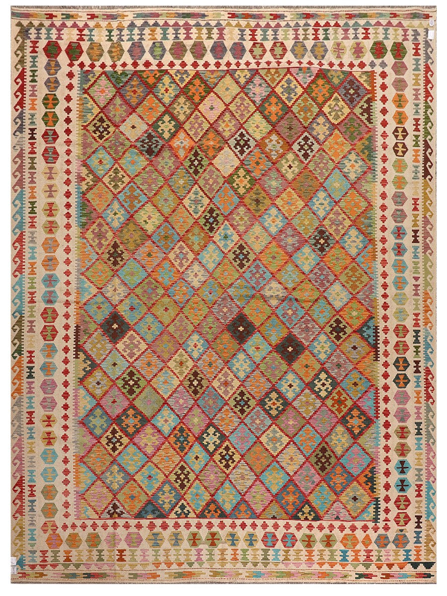 Maimana Afghanistan Kilim Rug - 450 x355 cm