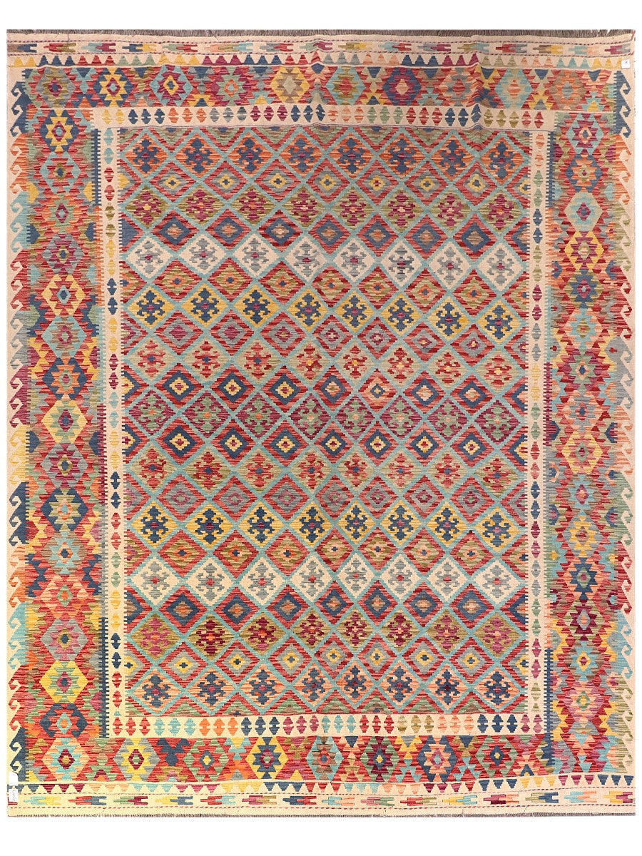 Maimana Afghanistan Kilim Rug - 396 x321 cm