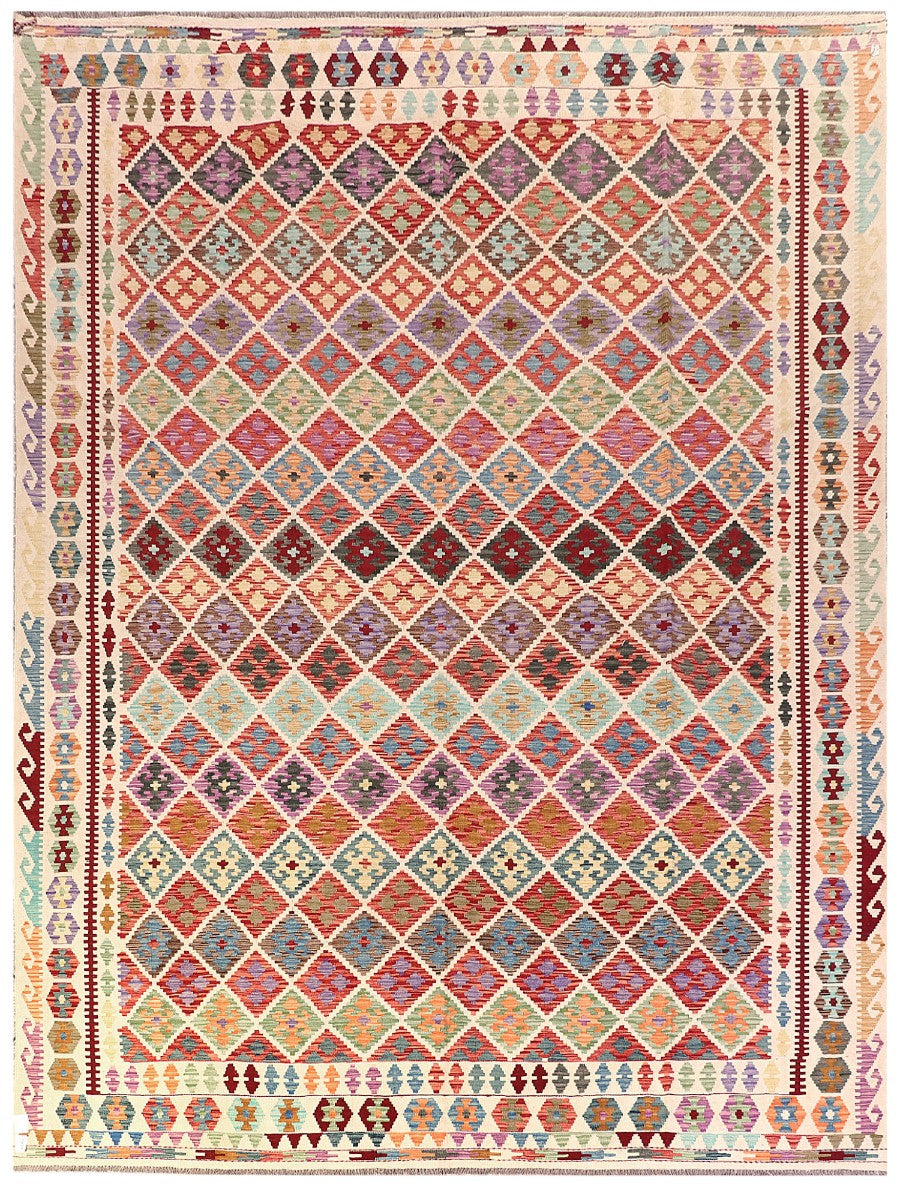 Maimana Afghanistan Kilim Rug - 416 x316 cm-0