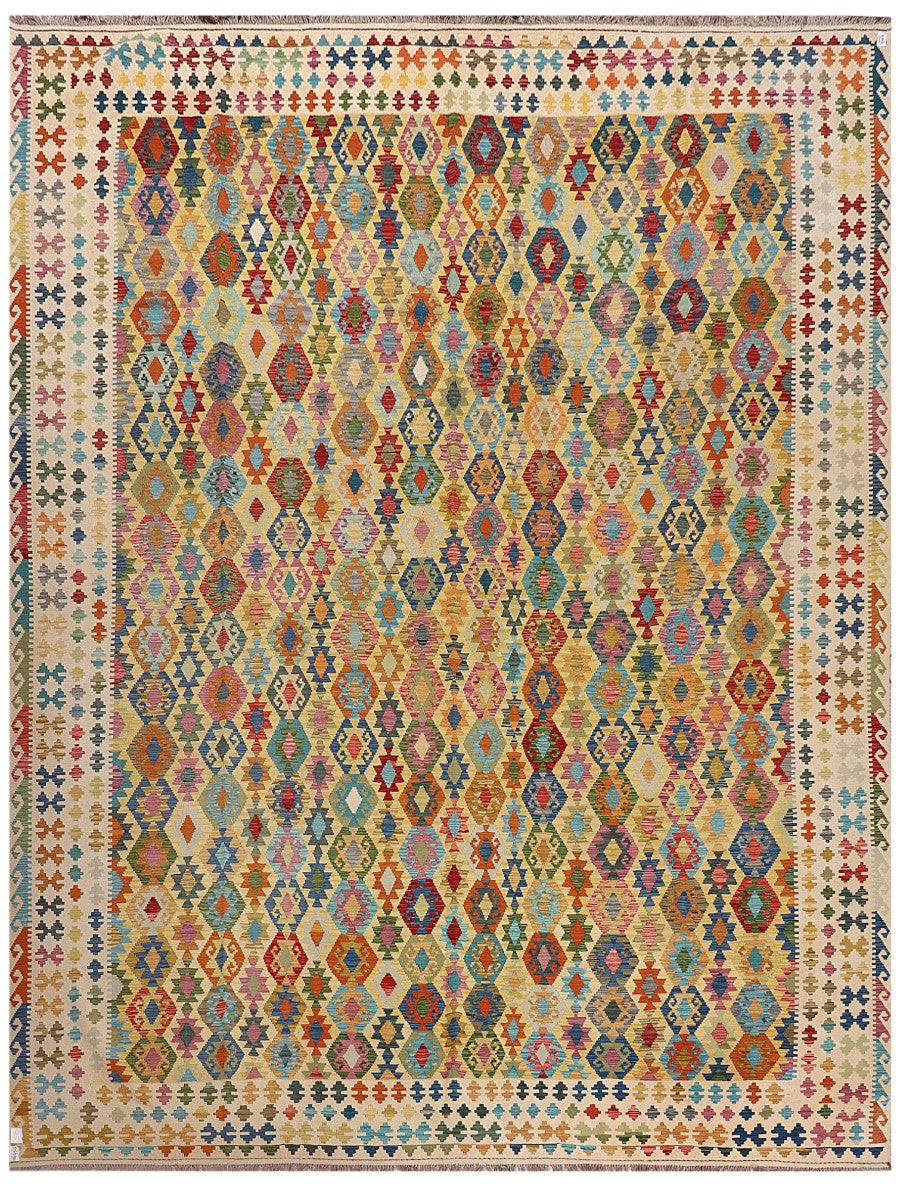 Maimana Afghanistan Kilim Rug - 496 x383 cm