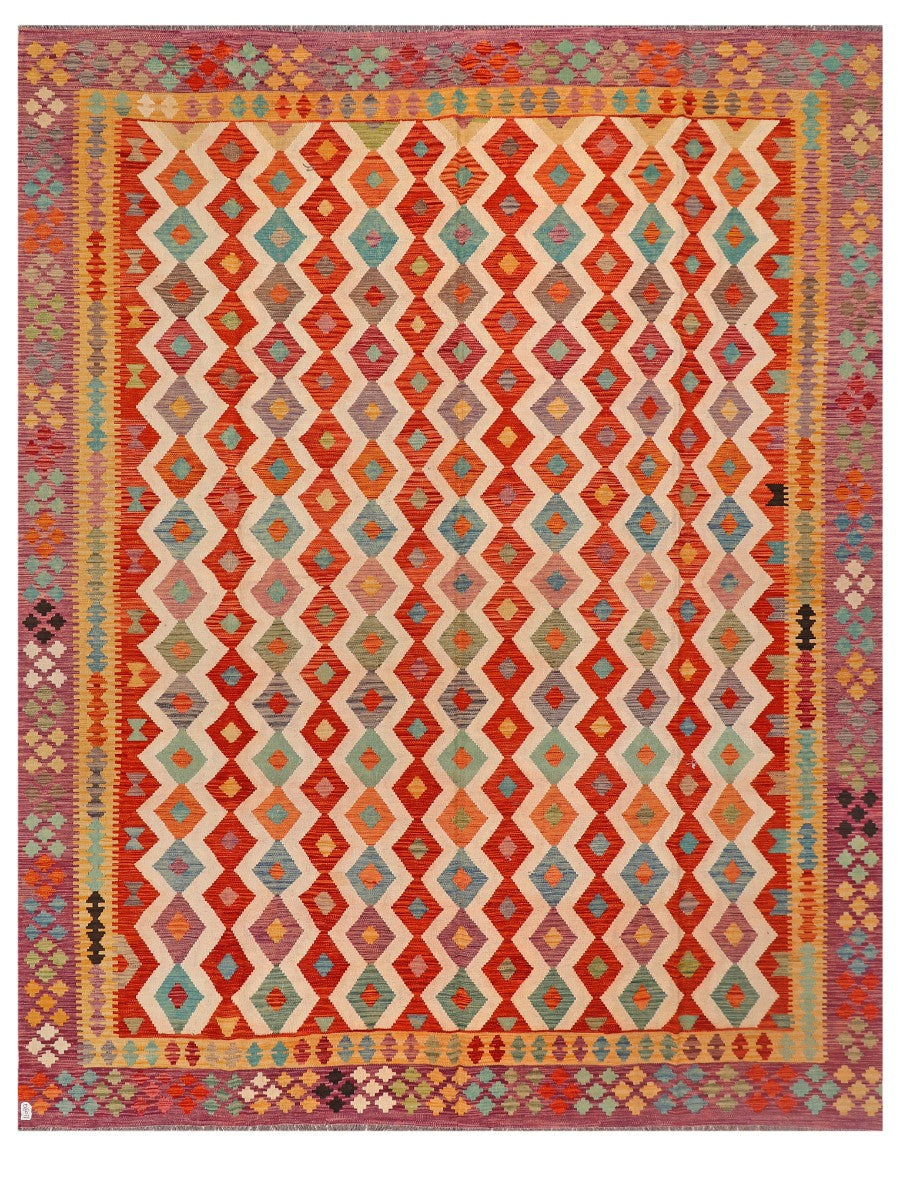 Maimana Afghanistan Kilim Rug - 391 x306 cm