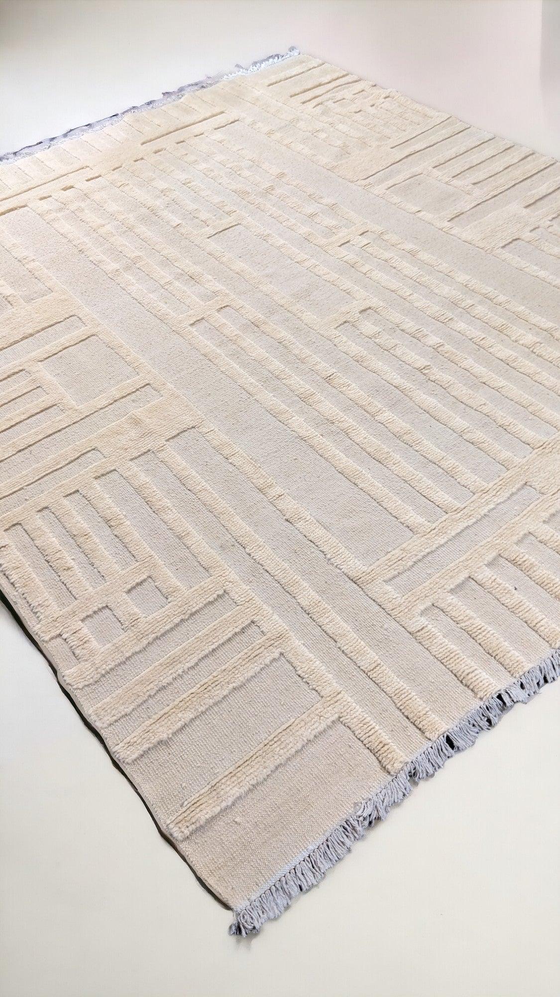 Veluxia Hand Knotted Rug - Size: 9.10 x 8.2-2