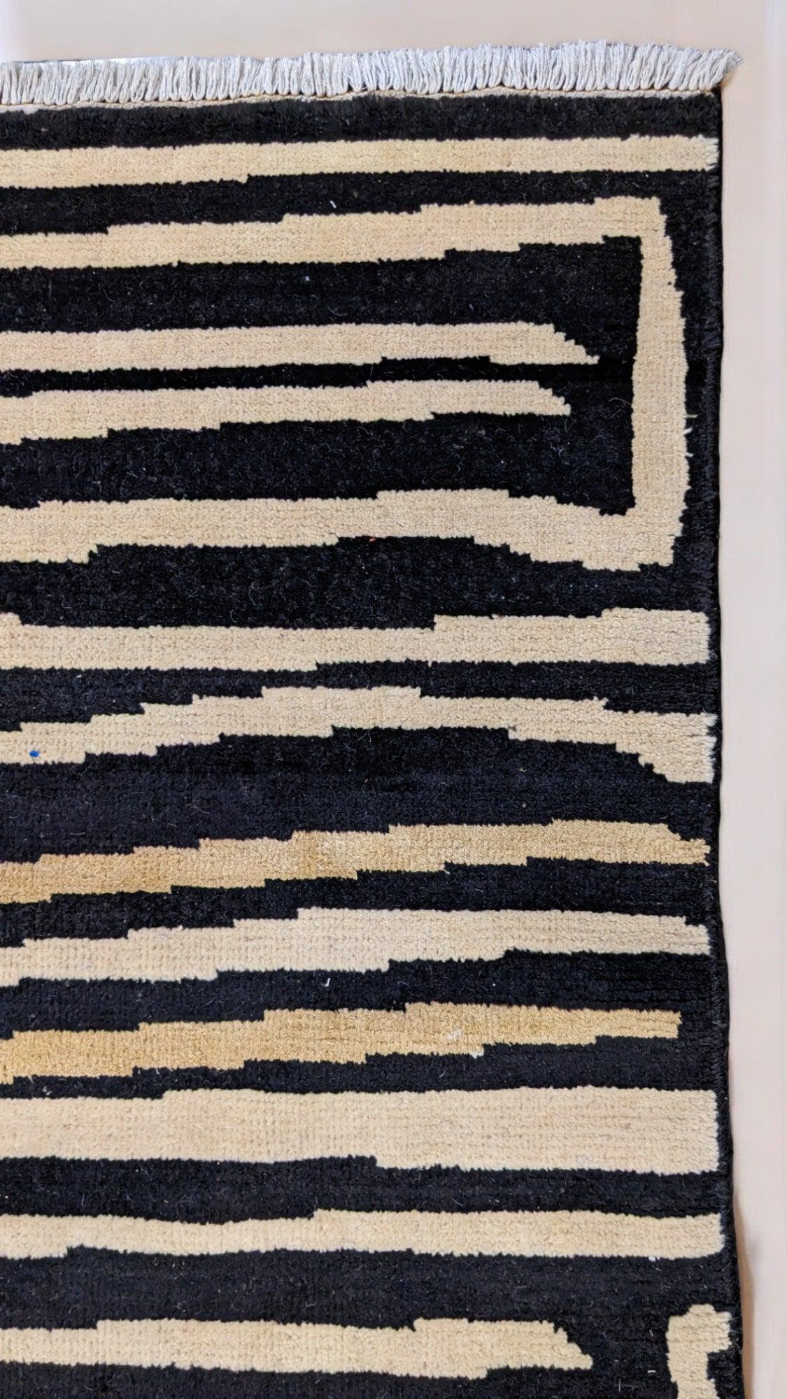 Zulu Hand Knotted Rug - Size: 9.10 x 8-4