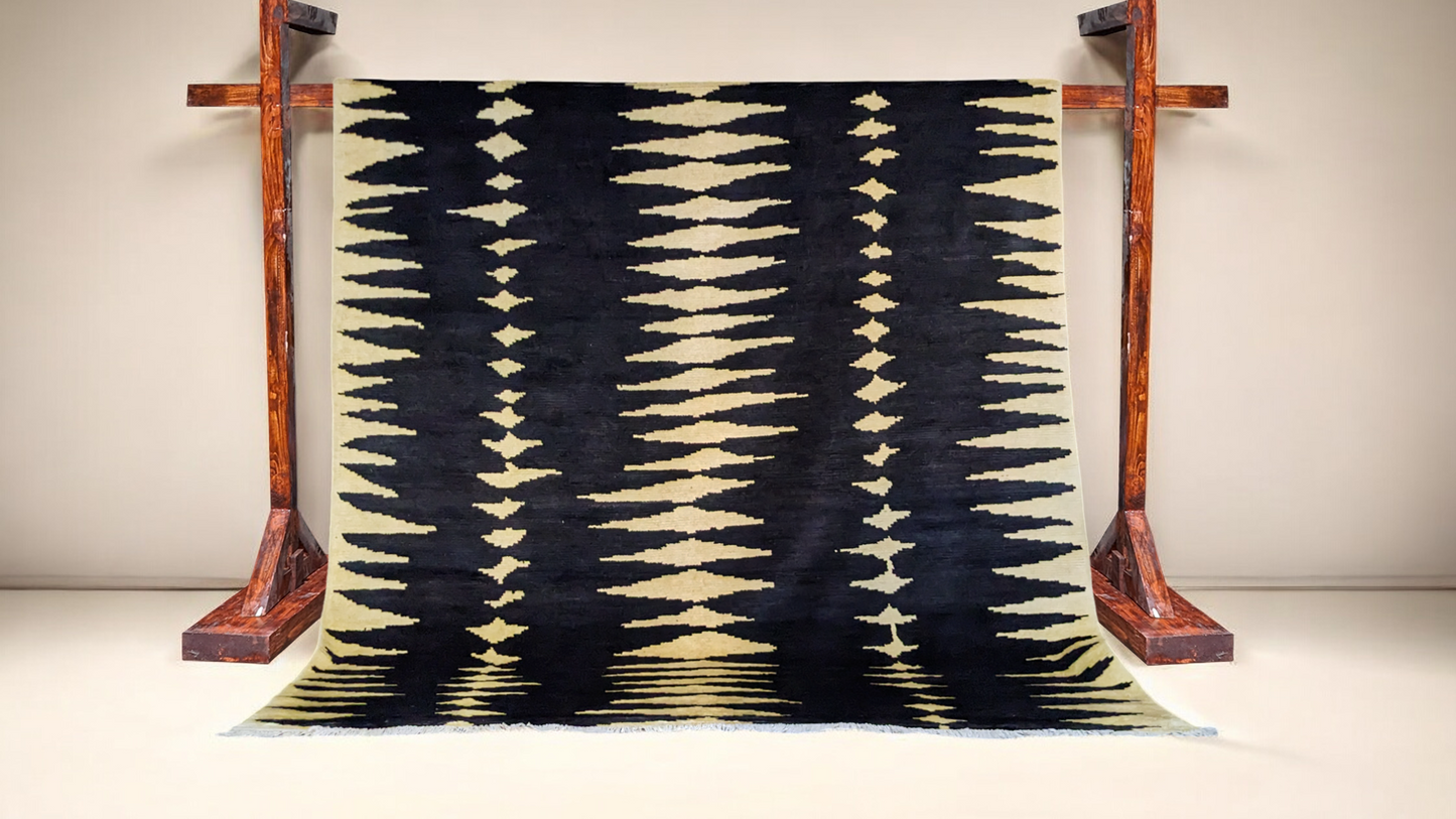 Himba Hand Knotted Rug - Size: 9.10 x 8.3-2